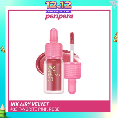 PERIPERA Ink Airy Velvet Lip Tint 33 Favorite Pink Rose 1s