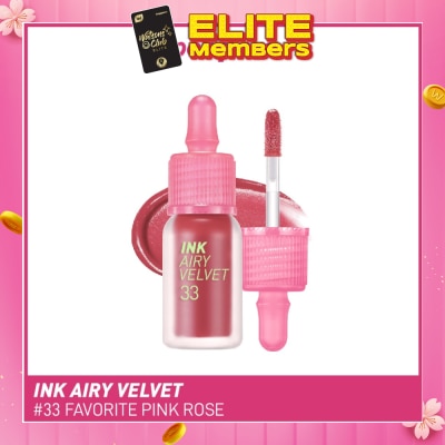 PERIPERA Ink Airy Velvet Lip Tint 33 Favorite Pink Rose 1s
