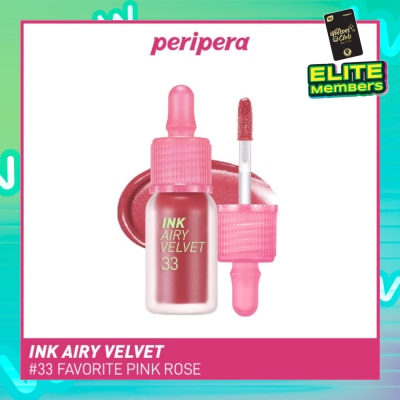PERIPERA Ink Airy Velvet Lip Tint 33 Favorite Pink Rose 1s