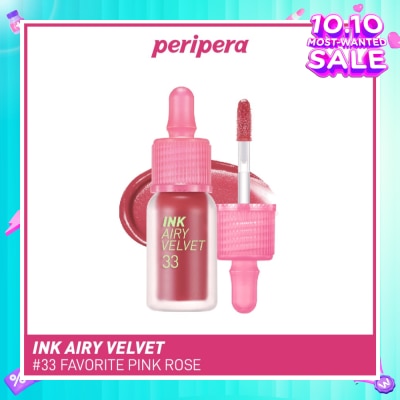 PERIPERA Ink Airy Velvet Lip Tint 33 Favorite Pink Rose 1s