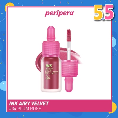 PERIPERA Ink Airy Velvet Lip Tint 34 Plum Rose 1s