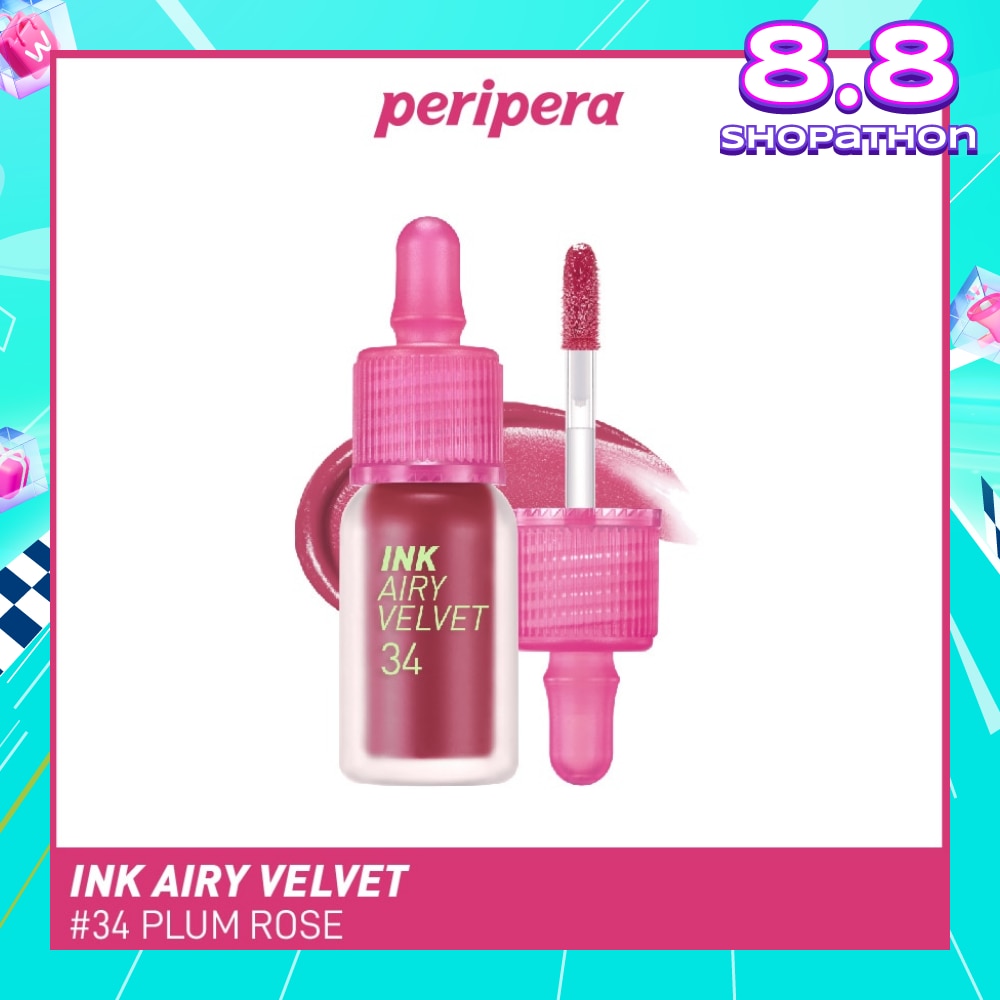 Ink Airy Velvet Lip Tint 34 Plum Rose 1s