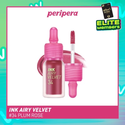 PERIPERA Ink Airy Velvet Lip Tint 34 Plum Rose 1s