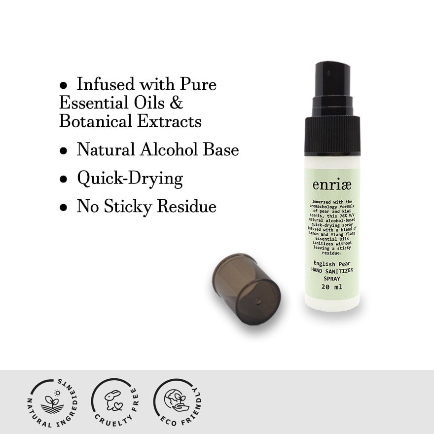 English Pear Hand Sanitizer Spray 20ml