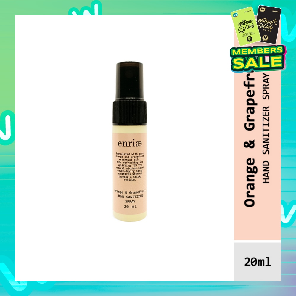 Orange & Grapefruit Hand Sanitizer Spray 20ml