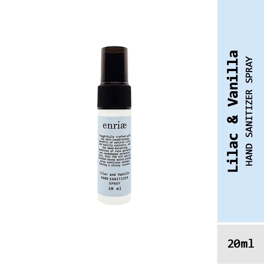 Lilac & Vanilla Hand Sanitizer Spray 20ml