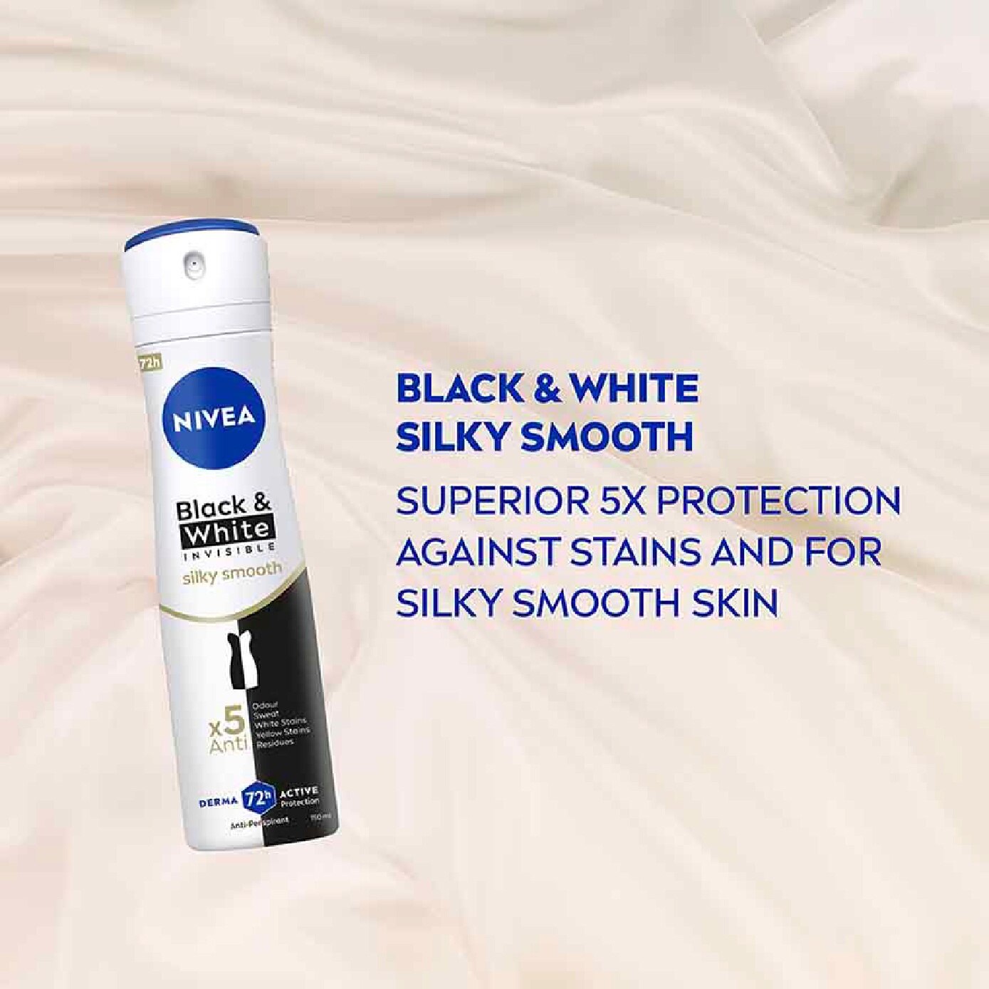 NIVEA Deodorant Spray Invisible Black White (Clear) | Body & Hand