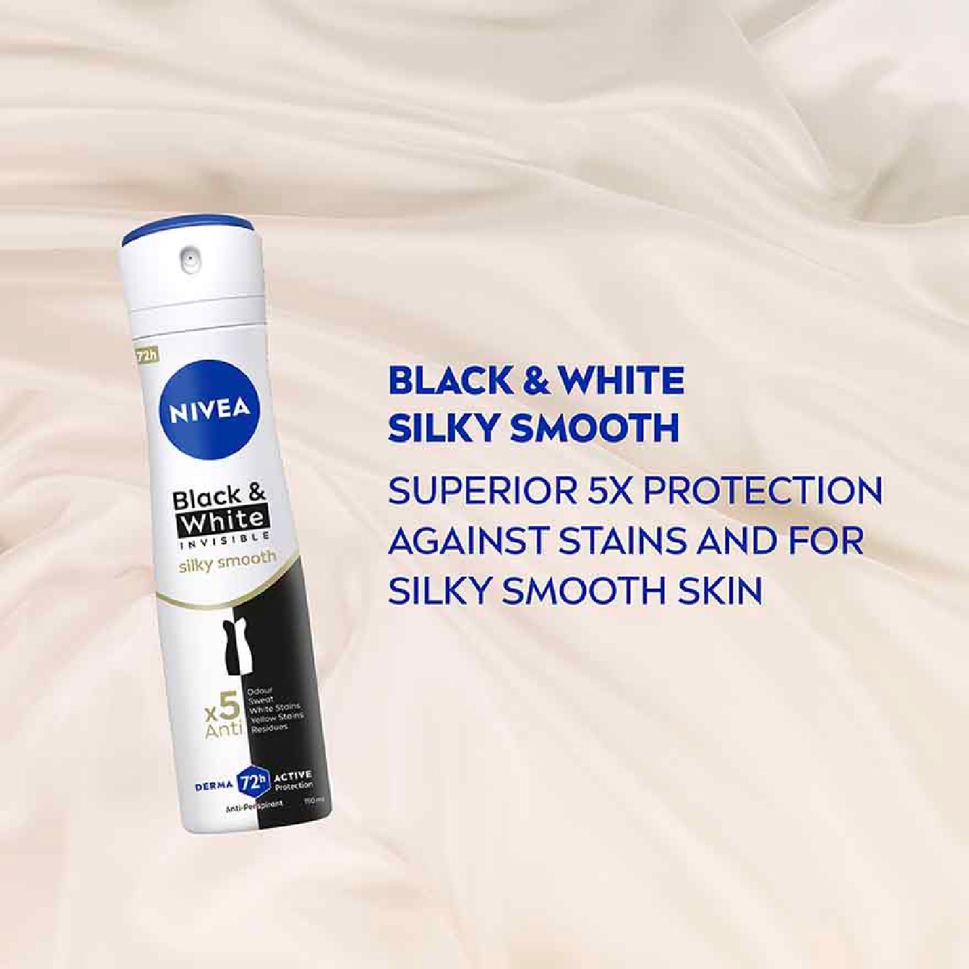 Deodorant Spray Invisible Black White (Clear)