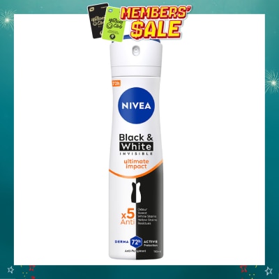 NIVEA - Deodorant Spray Invisible Black White (Clear)