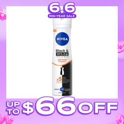 NIVEA - Deodorant Spray Invisible Black White (Clear)