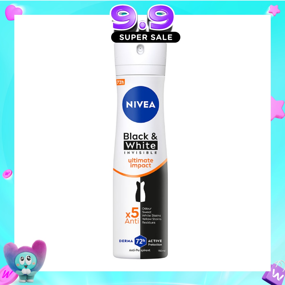 Deodorant Spray Invisible Black White (Clear) image