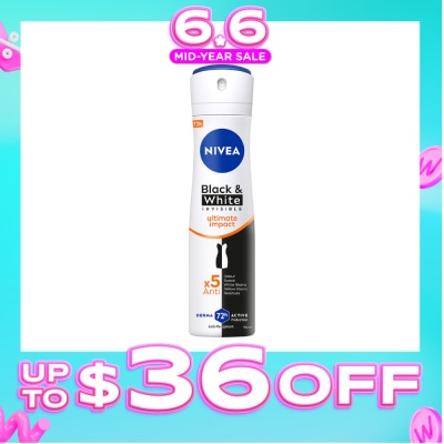 NIVEA - Deodorant Spray Invisible Black White (Clear)