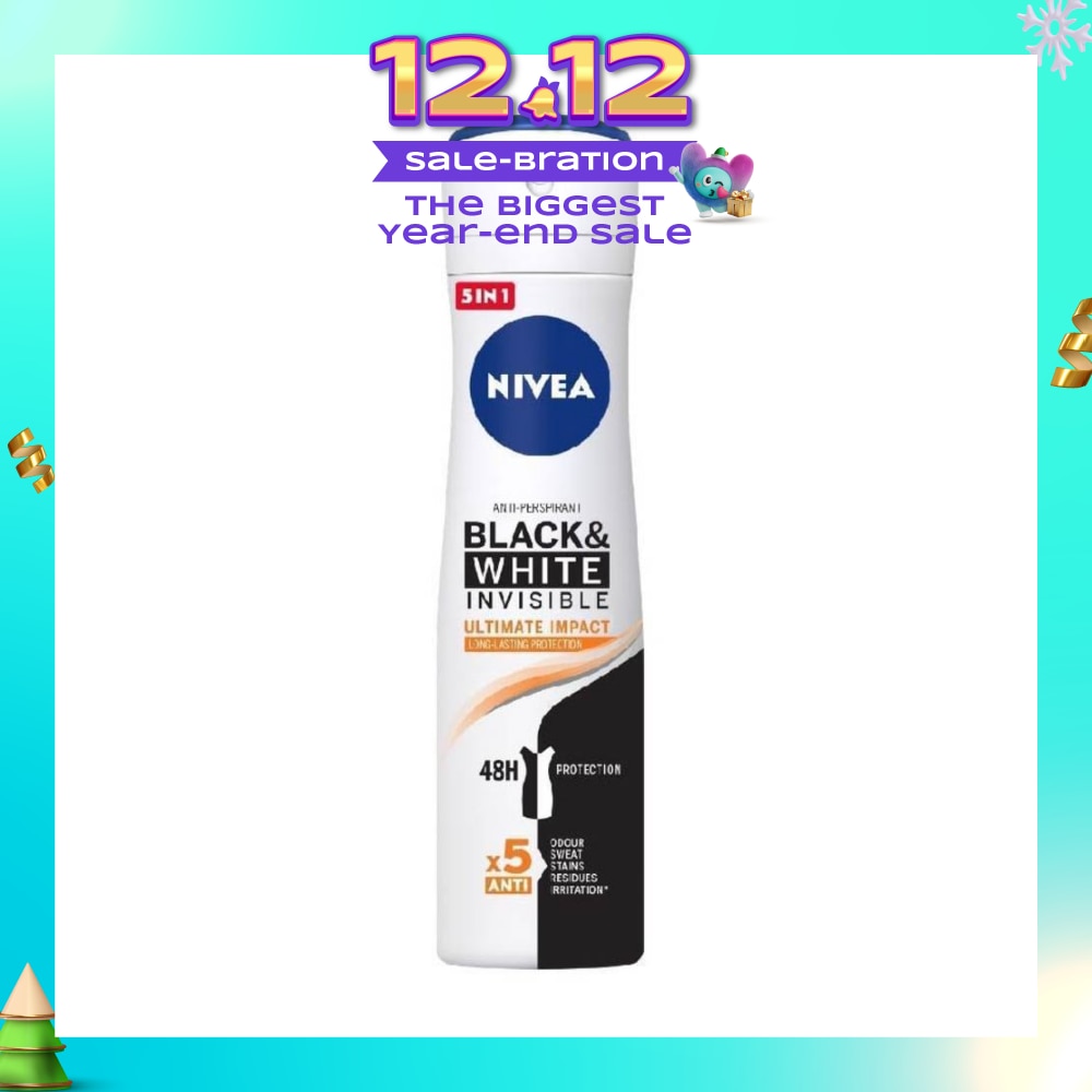 Deodorant Spray Invisible Black White (Clear)