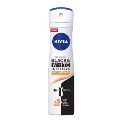 NIVEA Deodorant Spray Invisible Black White (Clear)