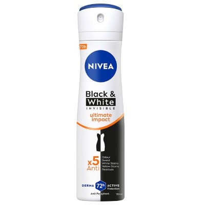 NIVEA - Deodorant Spray Invisible Black White (Clear)