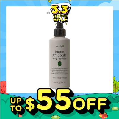 SIMPLY'O Biotin Ampoule Scalp Treatment (For Hair Loss) 100ml