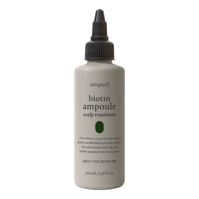 SIMPLY'O Biotin Ampoule Scalp Treatment (For Hair Loss) 100ml