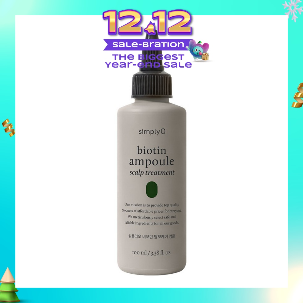 Biotin Ampoule Scalp Treatment (For Hair Loss) 100ml (Expiry: May`2026)