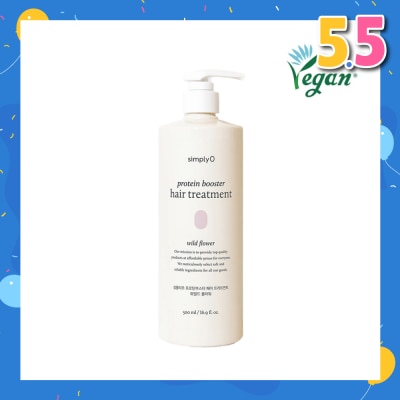 SIMPLY'O Protein Booster Hair Treatment Wild Flower (To Strengthen Hair Soft & Healthy) 500ml