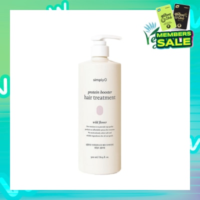 SIMPLY'O Protein Booster Hair Treatment Wild Flower (To Strengthen Hair Soft & Healthy) 500ml