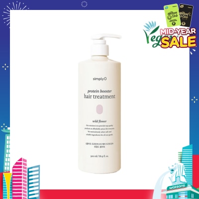SIMPLY'O Protein Booster Hair Treatment Wild Flower (To Strengthen Hair Soft & Healthy) 500ml