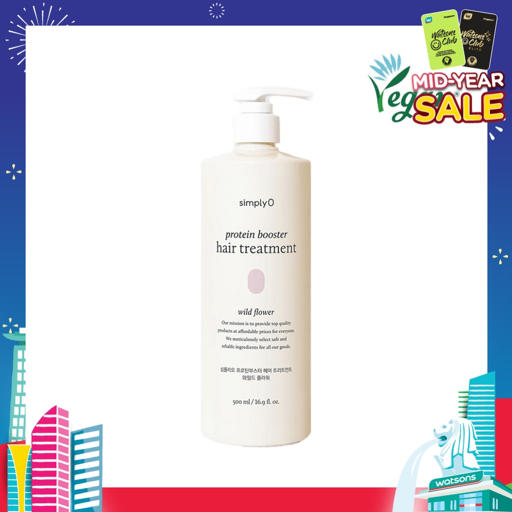 Protein Booster Hair Treatment Wild Flower (To Strengthen Hair Soft & Healthy) 500ml