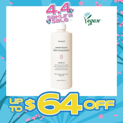 SIMPLY'O - Protein Booster Hair Treatment Wild Flower (To Strengthen Hair Soft & Healthy) 500ml