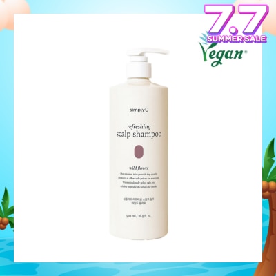 SIMPLY'O Refreshing Scalp Shampoo Wild Flower (To Reduces Dandruff & Scalp Trouble) 500ml