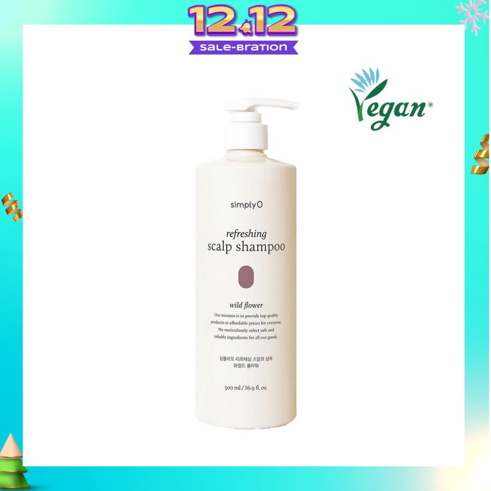 Refreshing Scalp Shampoo Wild Flower (To Reduces Dandruff & Scalp Trouble) 500ml