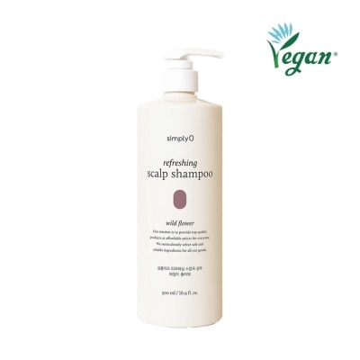 SIMPLY'O Refreshing Scalp Shampoo Wild Flower (To Reduces Dandruff & Scalp Trouble) 500ml