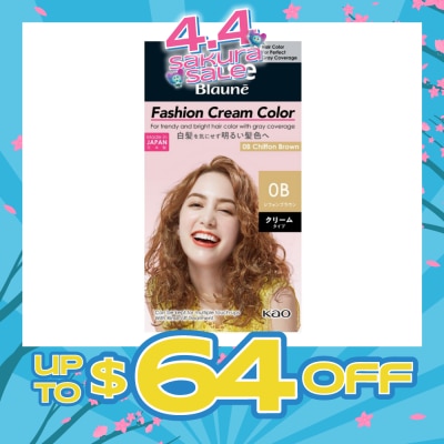 LIESE - Blaune Fashion Cream Color 0B Chiffon Brown (Covers Greys & Cream Type) 108g