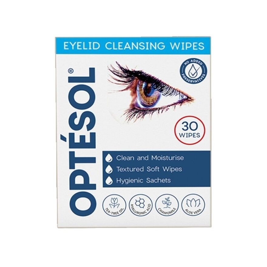 Eyelid Cleansing Wipes (No Preservatives) 30s