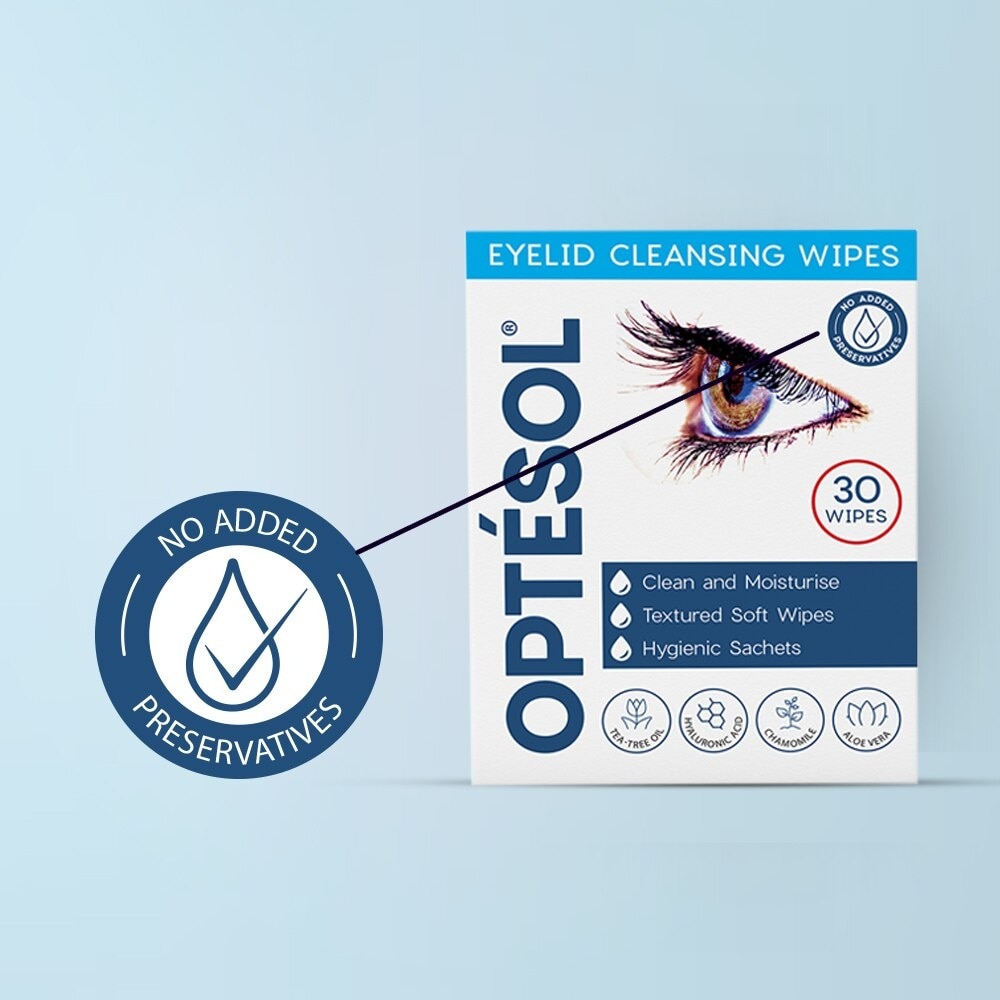 Eyelid Cleansing Wipes (No Preservatives) 30s