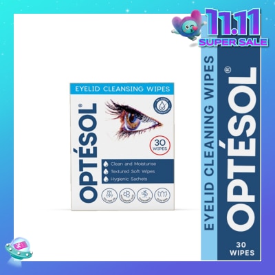 OPTESOL Eyelid Cleansing Wipes (No Preservatives) 30s