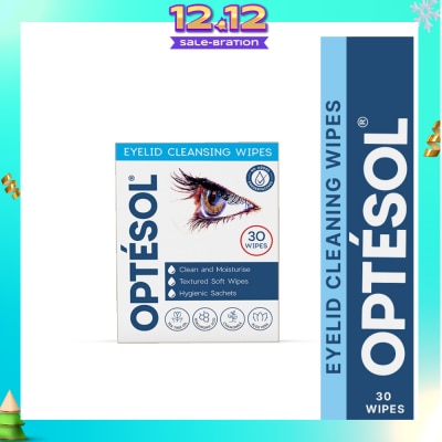 OPTESOL Eyelid Cleansing Wipes (No Preservatives) 30s