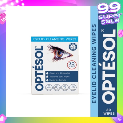 OPTESOL Eyelid Cleansing Wipes (No Preservatives) 30s