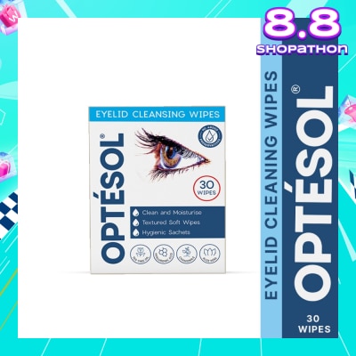 OPTESOL Eyelid Cleansing Wipes (No Preservatives) 30s