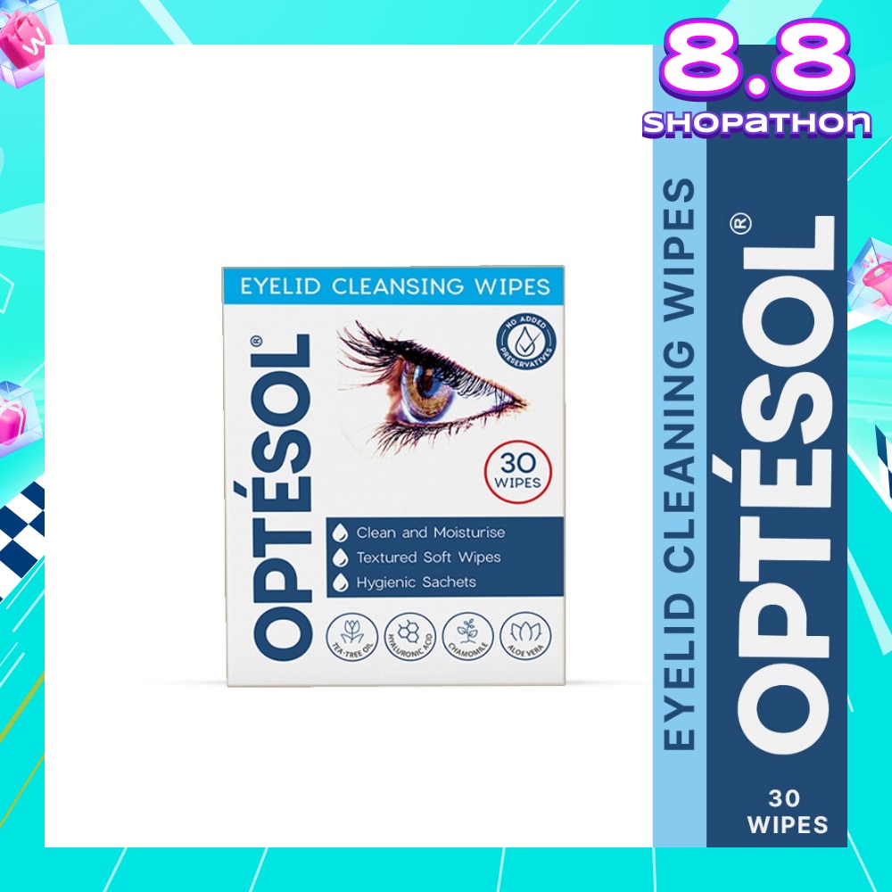 Eyelid Cleansing Wipes (No Preservatives) 30s