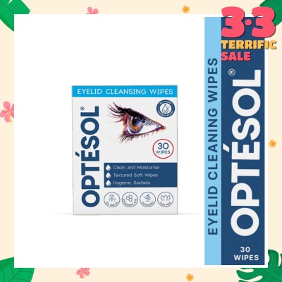 OPTESOL Eyelid Cleansing Wipes (No Preservatives) 30s