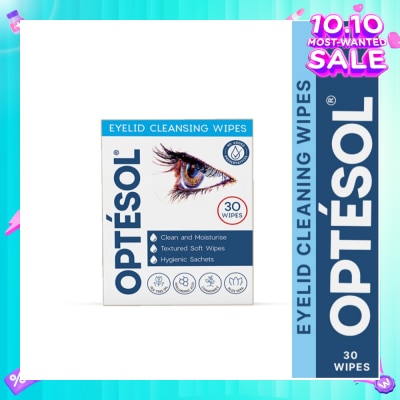 OPTESOL Eyelid Cleansing Wipes (No Preservatives) 30s