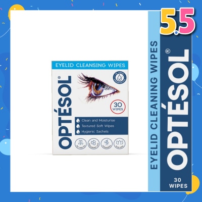 OPTESOL Eyelid Cleansing Wipes (No Preservatives) 30s