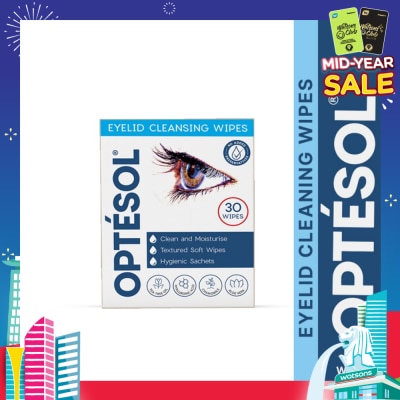 OPTESOL Eyelid Cleansing Wipes (No Preservatives) 30s