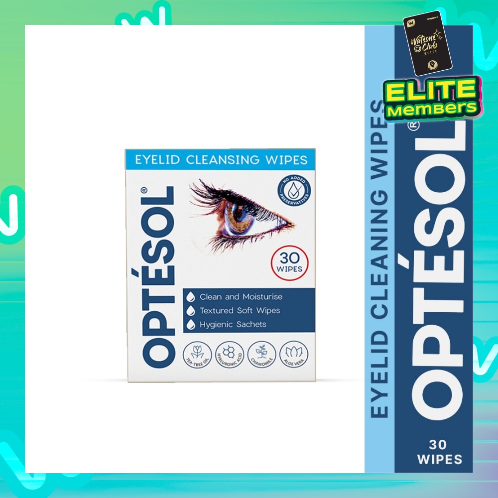 Eyelid Cleansing Wipes (No Preservatives) 30s