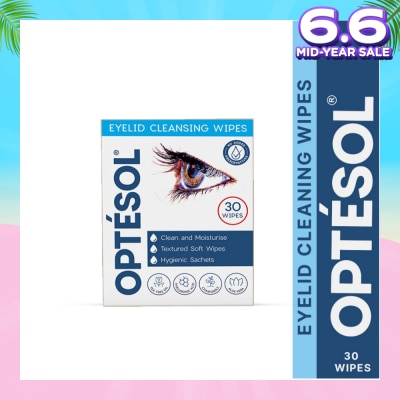 OPTESOL Eyelid Cleansing Wipes (No Preservatives) 30s
