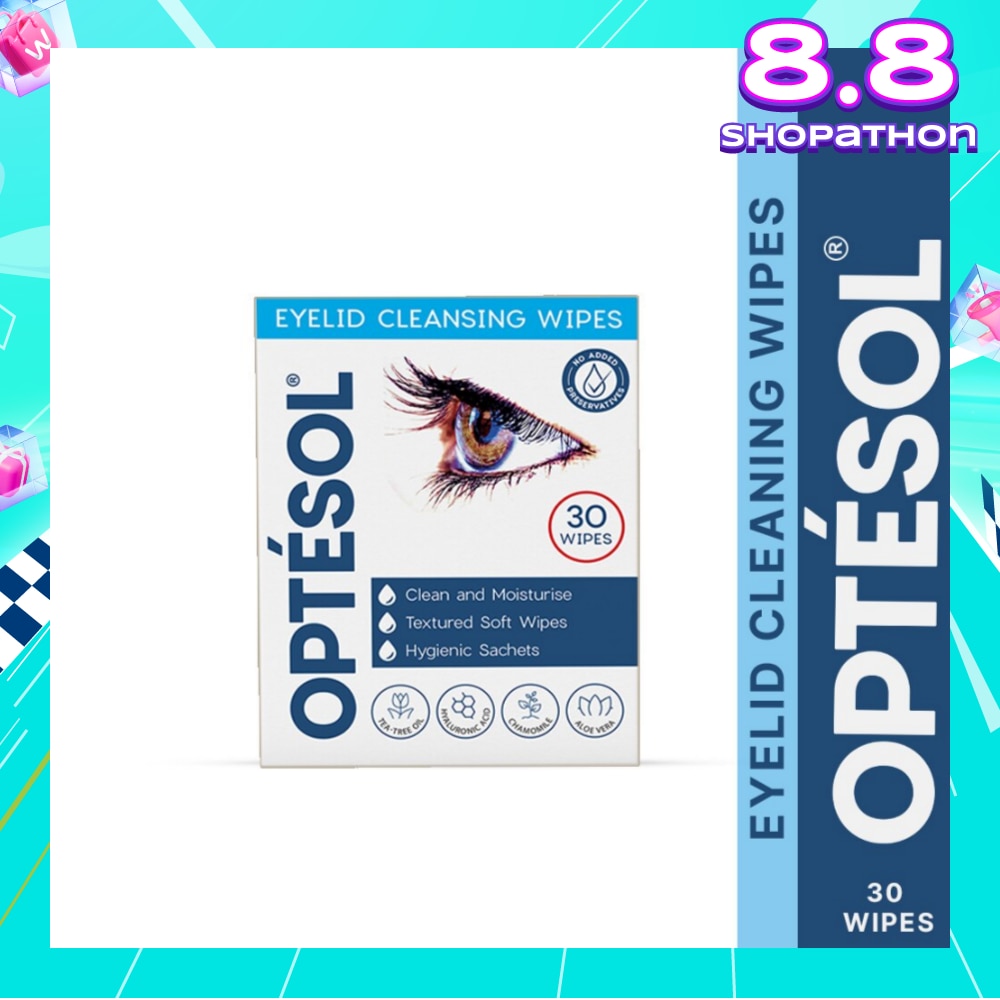 Eyelid Cleansing Wipes (No Preservatives) 30s