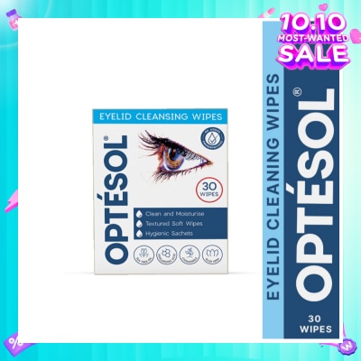 OPTESOL Eyelid Cleansing Wipes (No Preservatives) 30s