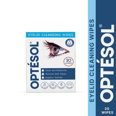 OPTESOL Eyelid Cleansing Wipes (No Preservatives) 30s