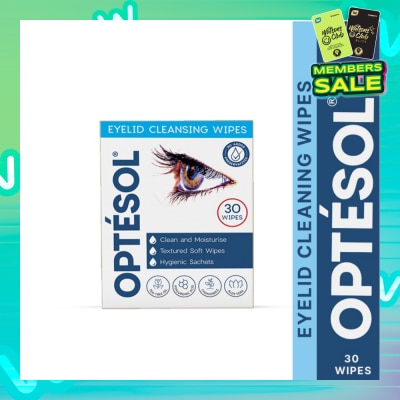 OPTESOL Eyelid Cleansing Wipes (No Preservatives) 30s