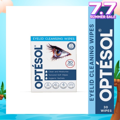 OPTESOL Eyelid Cleansing Wipes (No Preservatives) 30s