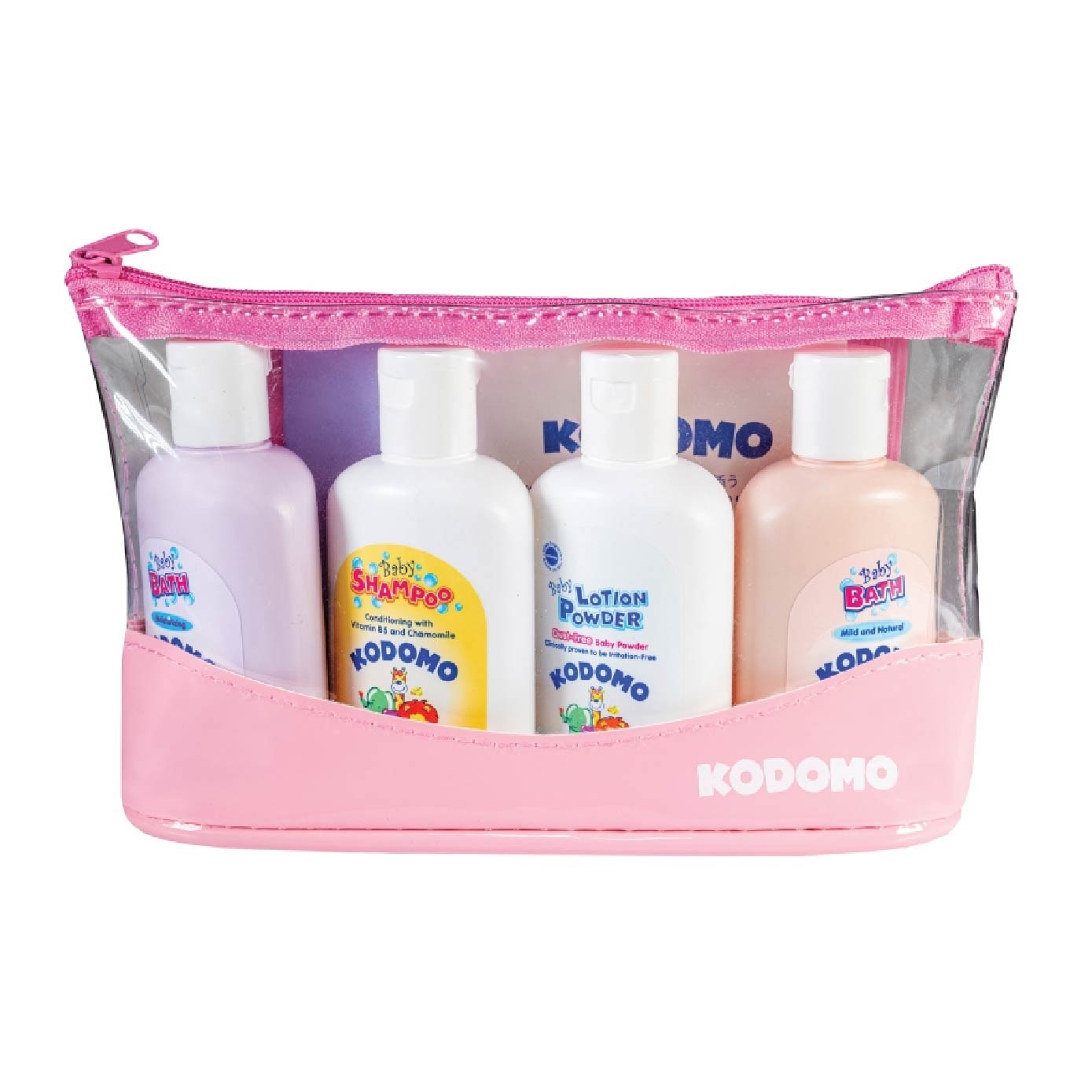 Baby Care Handy Packset consists Baby Bath Moisturizing 45ml + Baby Bath Mild & Natural 45ml + Shampoo 50ml + Powder 40ml + Wipes 10s